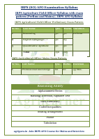 IBPS Agriculture Field Officer Syllabus with exam pattern...pdf